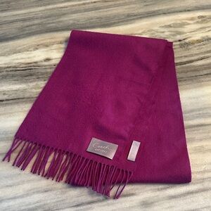 NWOT COACH CASHMERE AND WOOL SCARF
